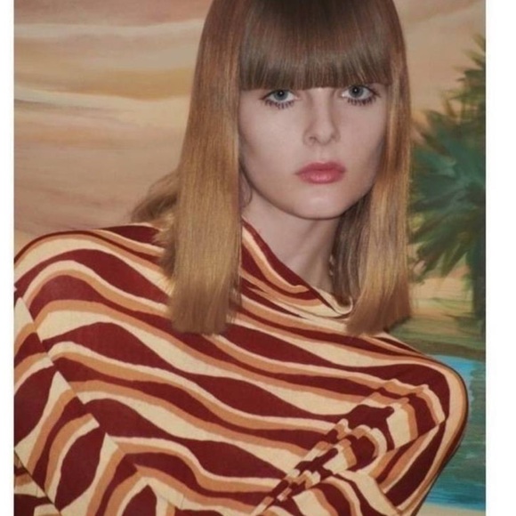 ZARA PRINTED KNIT TUNIC DRESS SPECIAL EDITION BRICK size Large NWT - Picture 15 of 15